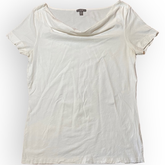 2 for $20 Jacob White Scoop Neck T-shirt Size XL - Picture 4 of 8